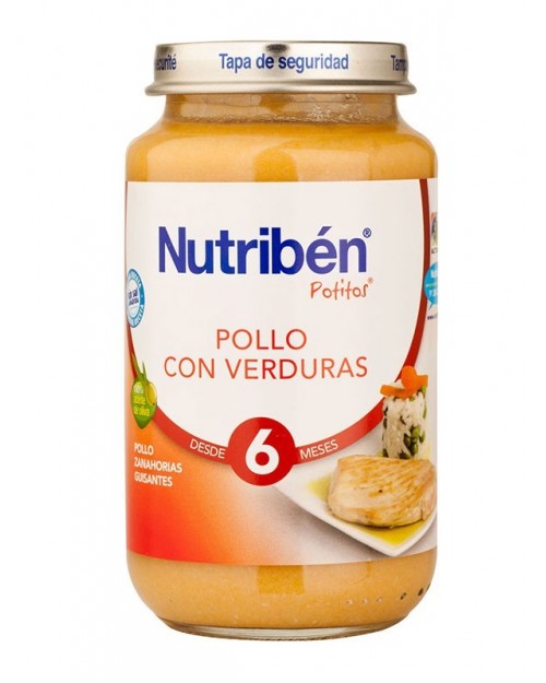 nutriben grandote pollo con verdura 250g