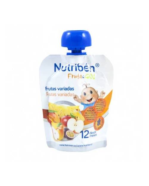 Nutriben Fruta&amp;go Frutas Variadas 90 G