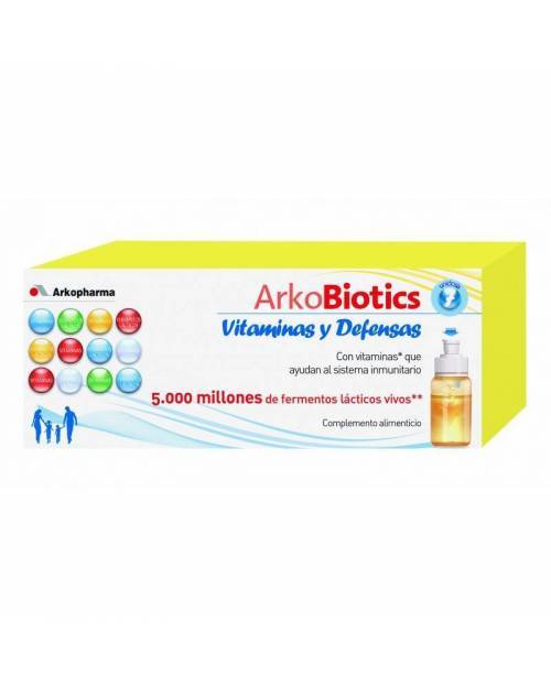 arkobiotics vitaminas y defensas infantil 7 amp.