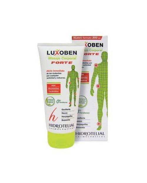 Hidrotelial Luxoben Forte Masaje Deportivo muscular 200ml