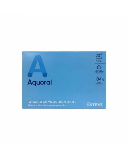 Aquoral Colirio Ojos Secos 20 Monodosis  0,5ml