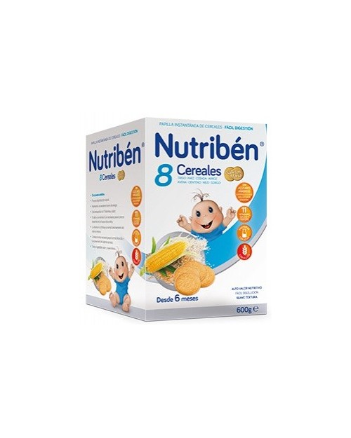 Nutribén 8 Cereales Galletas María 600 g