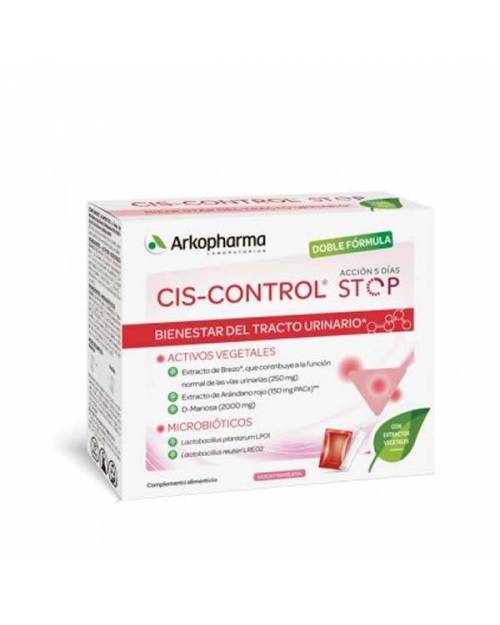 Arkopharma Cis Control Stop 10 Sobres + 5 Sticks Pack
