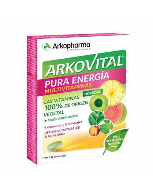 Arkovital Pura Energía 30 Comprimidos