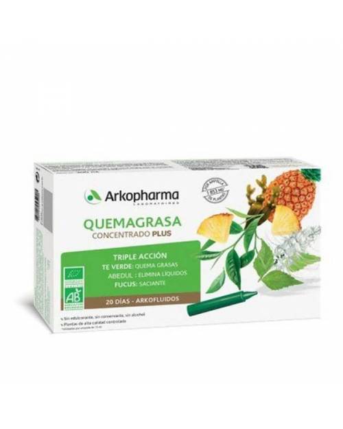 Arkofluido Quemagrasa Concentrado Plus 20 Ampollas