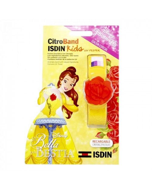 CITROBAND ISDIN KIDS + UV TESTES PULSERA BELLA Y BESTIA CON CITRONELA + 2 RECARGAS