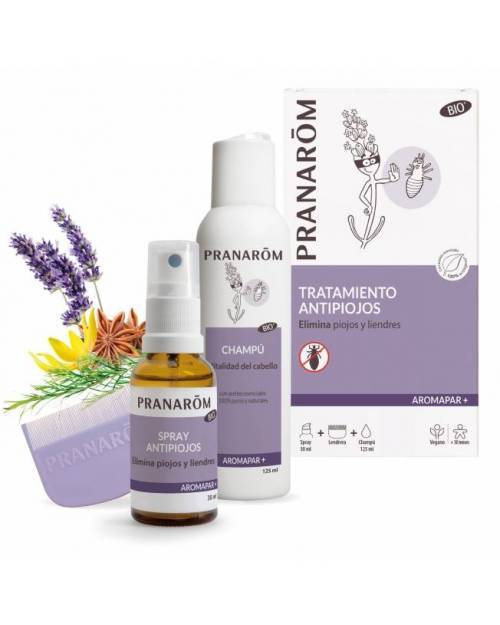 Pranarom Aromapar champú 125ml + loción 30ml