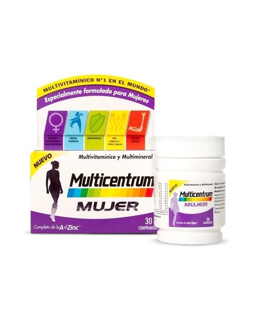 multicentrum mujer 30 comprimidos