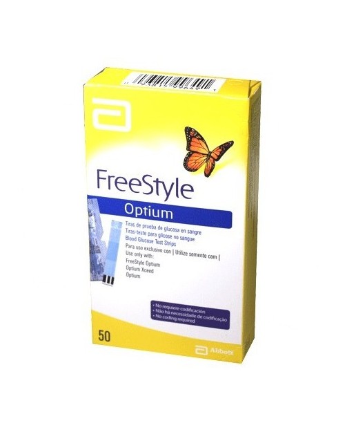 FreeStyle Optim Tiras Reactivas Glucemia 50ud