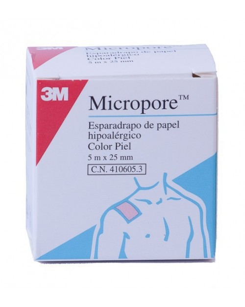 esparadrapo micropore carne  5 x 2,5