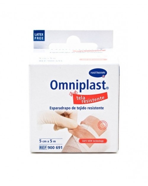 esparadrapo omniplast tela rosa 5mx2,5cm