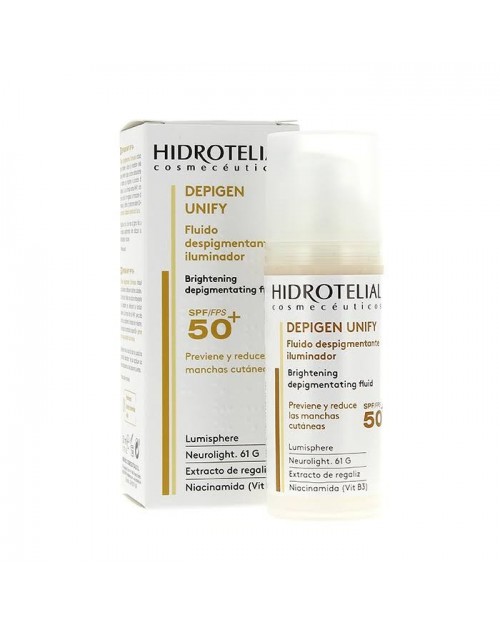 Hidrotelial Depigen Unify Despigmentante Iluminador SPF 50