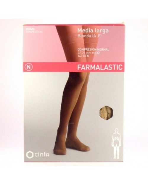 Farmalastic Media Larga Normal Beige Talla Reina