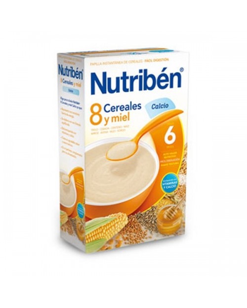 nutriben 8 cereales y miel calcio 300 g.