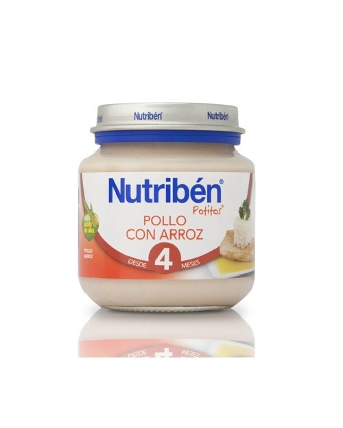 nutriben bebe pollo con arroz 130 gr.