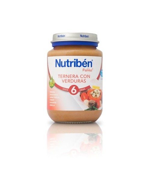 nutriben bebe ternera verduras 130gr.