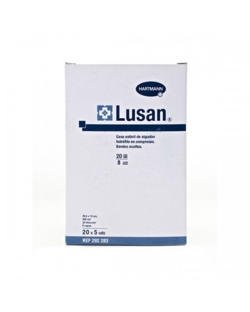 compresas gasa esteril lusan c/100 und