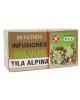 tila alpina sedante milvus 20 filtros