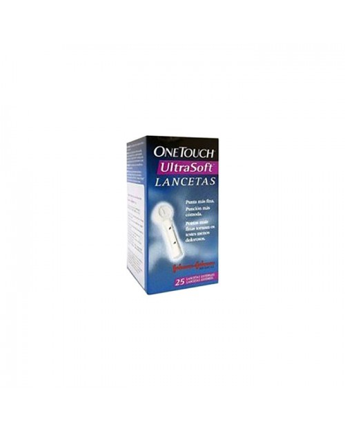 Onetouch Ultrasoft lancetas 25uds