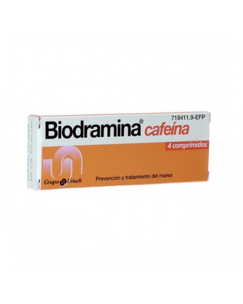 BIODRAMINA CAFEINA COMPRIMIDOS RECUBIERTOS