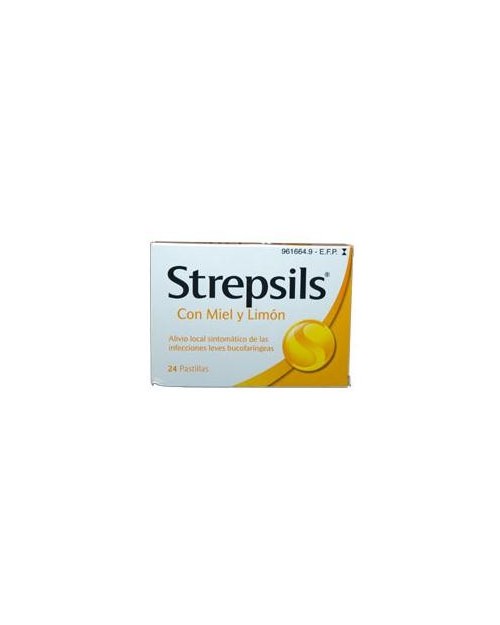 STREPSILS PASTILLAS PARA CHUPAR SABOR MIEL Y LIMON