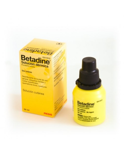 BETADINE 100 MG/ML SOLUCIÓN CUTÁNEA