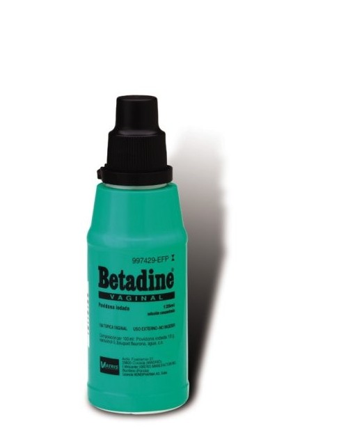 BETADINE VAGINAL        10% SOLUCION 125 ML