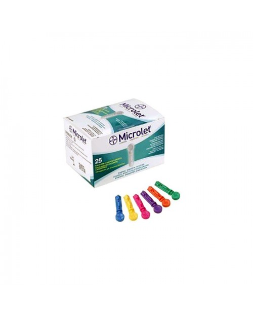 Microlet 25 lancetas color