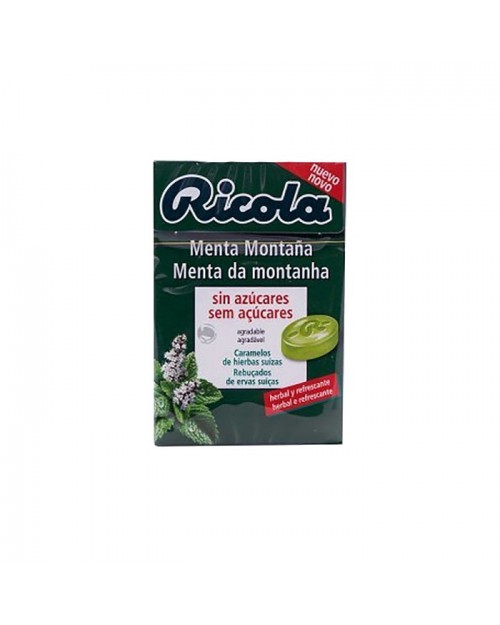 Ricola menta montaña caramelos sin azúcar 50g