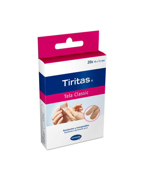 tiritas classic 19x72 mm. 20 uds.