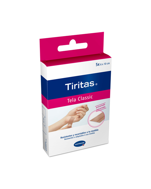 tiritas classic precortada 6cmx1 m 10u.