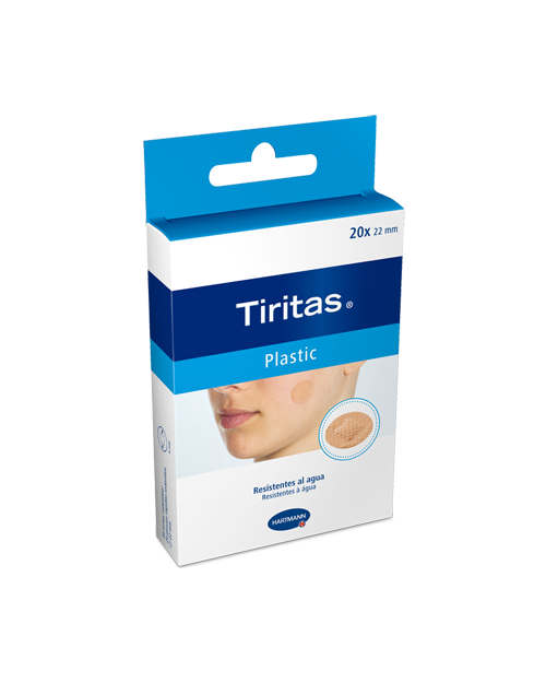 tiritas plastic redondas 22 mm. 20 uds