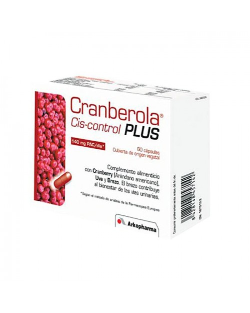 Cranberola Cis-control Plus con Brezo 60cáps