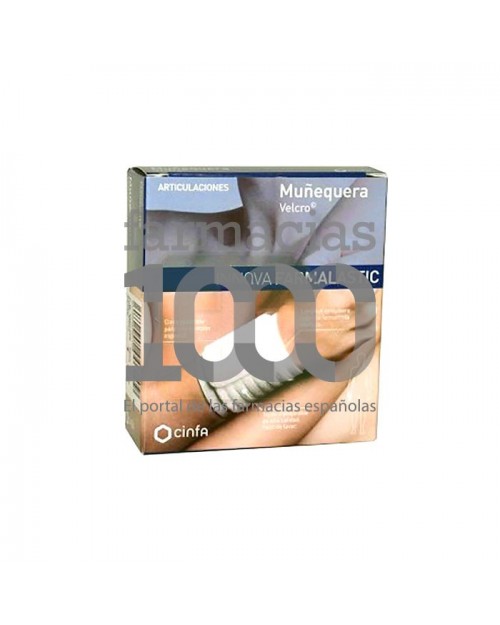 Farmalastic Innova muñequera velcro talla extra grande beige 1ud