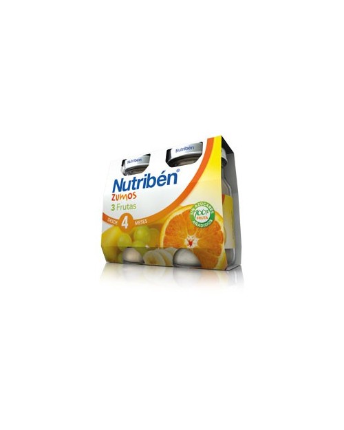 nutriben zumo de uva y zanahoria 2x130ml