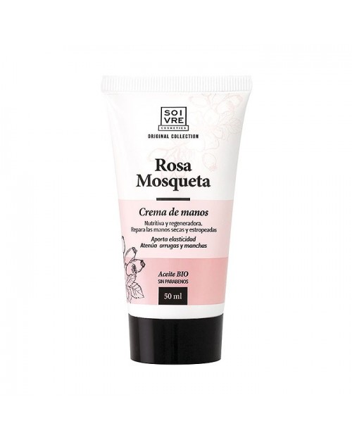 Soivre crema de manos rosa mosqueta 100% pura 50ml