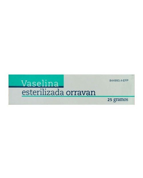 VASELINA ESTERILIZADA ORRAVAN (POMADA 25 G )