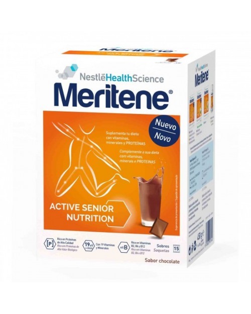 Meritene activ 4 botellas sabor vainilla de 125 ml 