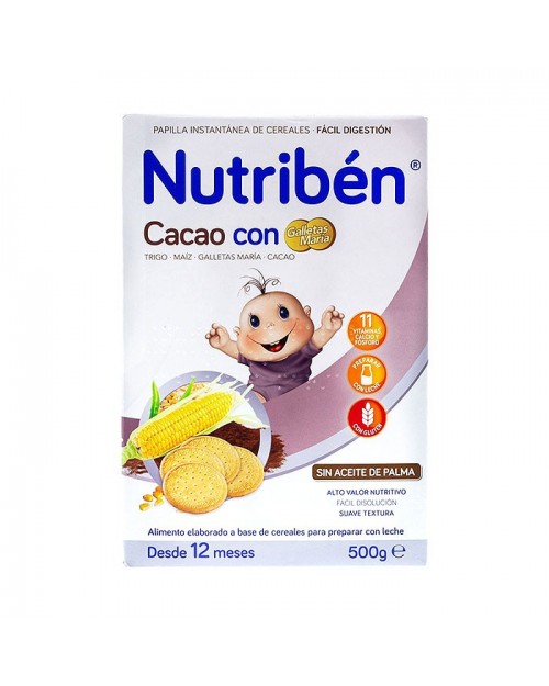 Nutribén Cacao con Galletas María 500gr