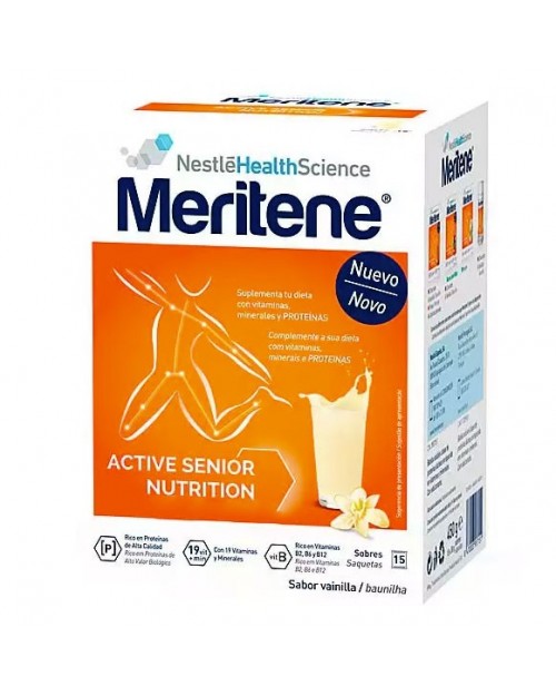 Meritene Senior Batido de Vainilla 15 Sobres