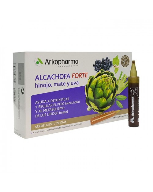 Arkofluido Alcachofa Forte 15 ml 20 Ampollas