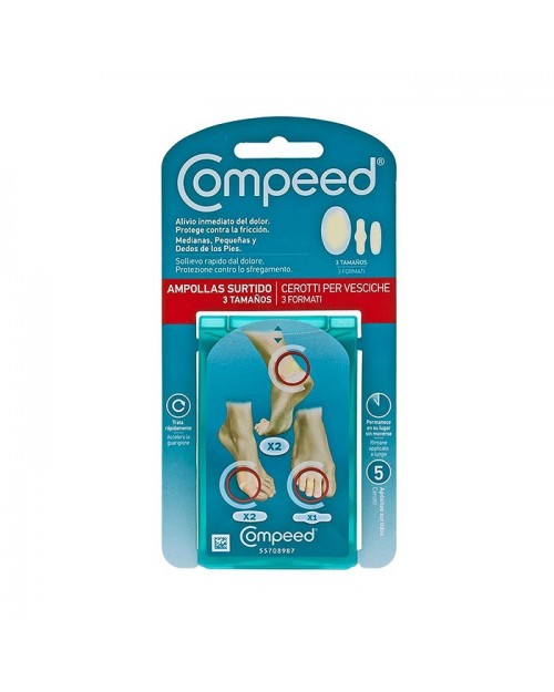 compeed ampollas pack mixto 5 apositos