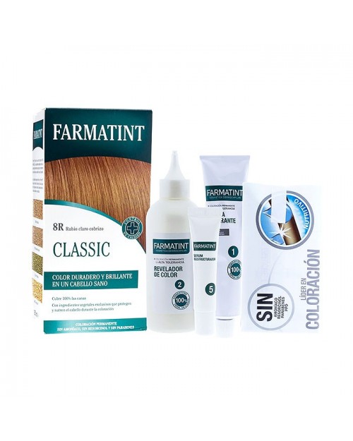 Farmatint 8R rubio claro cobrizo 135ml