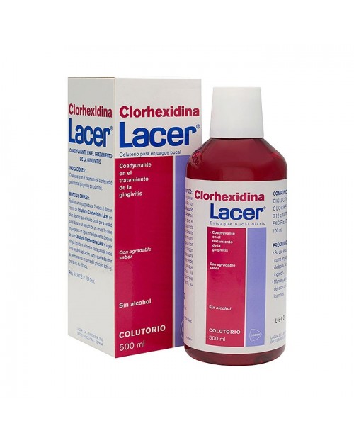 lacer colutorio clorhexidina 500 ml