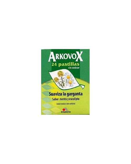 Arkovox menta y eucalipto pastillas 24uds