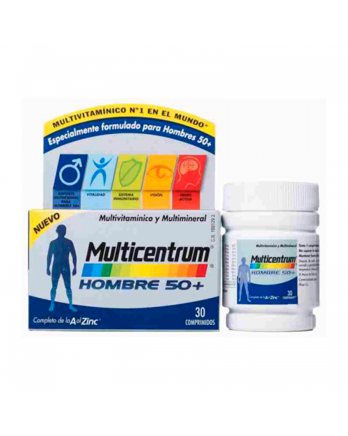 MULTICENTRUM HOMBRE 50+ 30 COMP