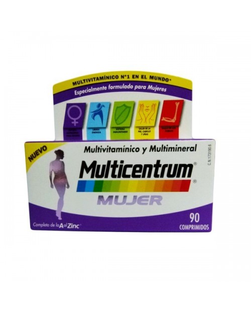 MULTICENTRUM MUJER 90 COMPRIMIDOS